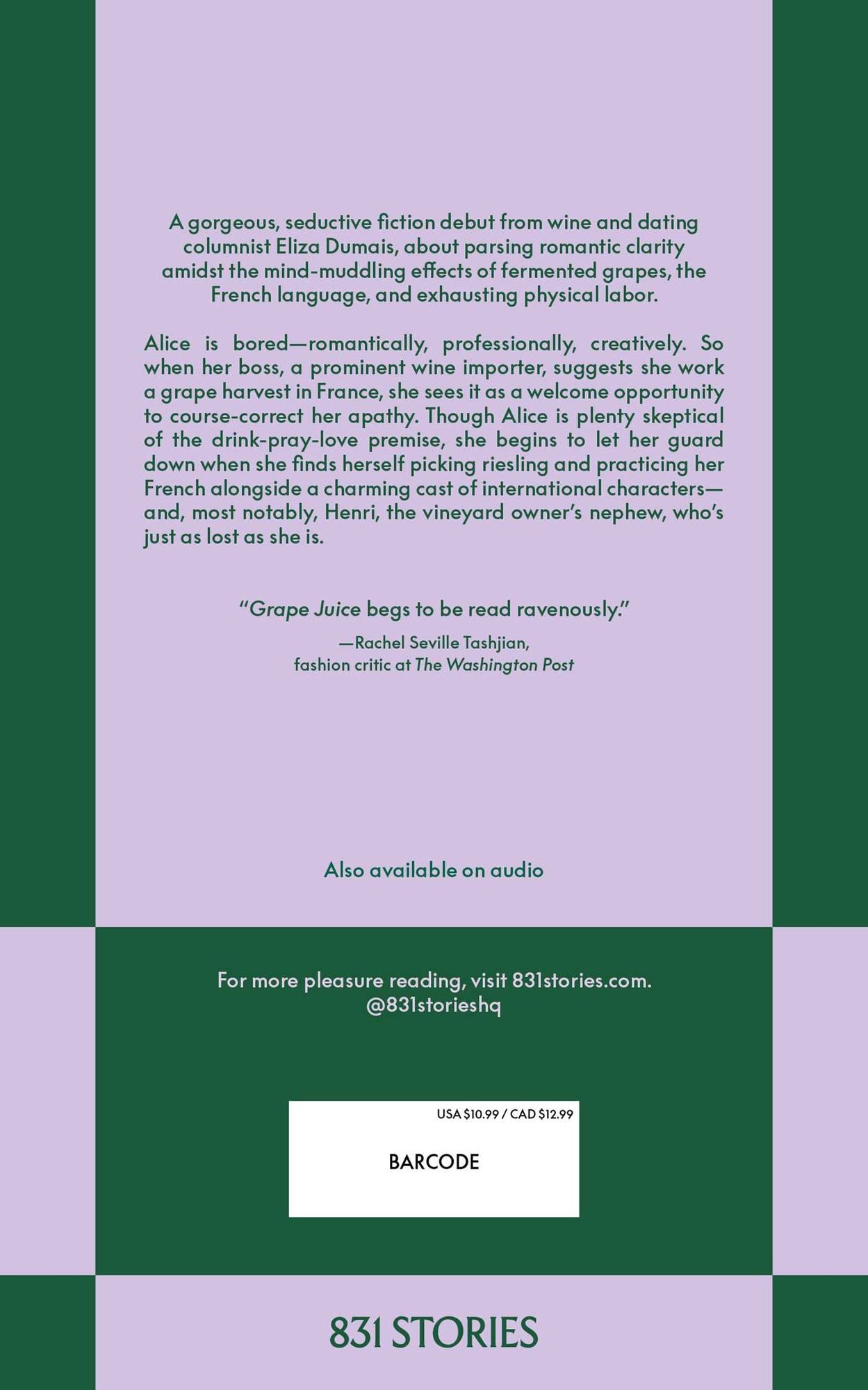 Grape Juice: An 831 Stories Romance