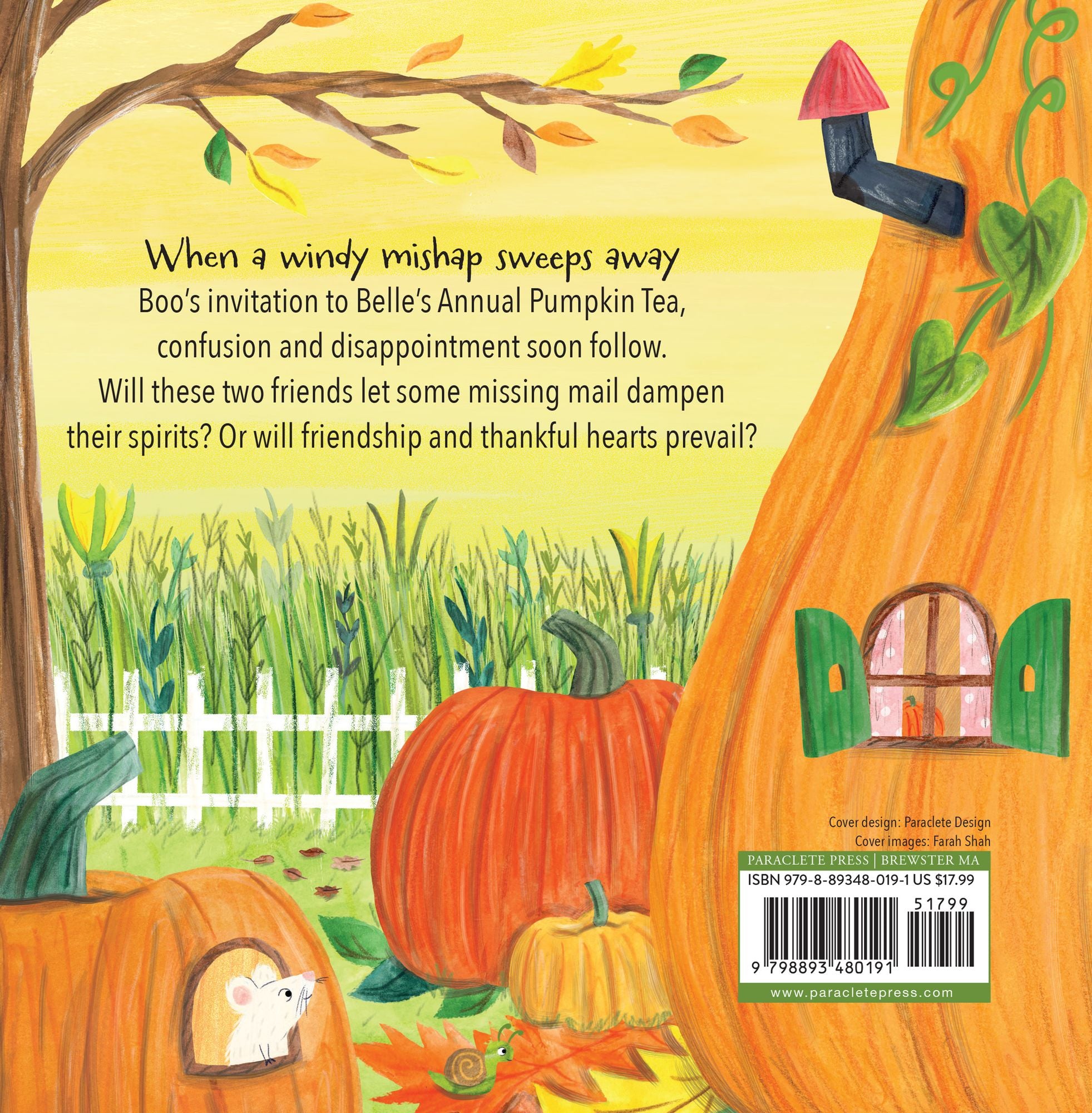 Pumpkin Day for Boo and Belle: A celebration of friendship and thanksgiving