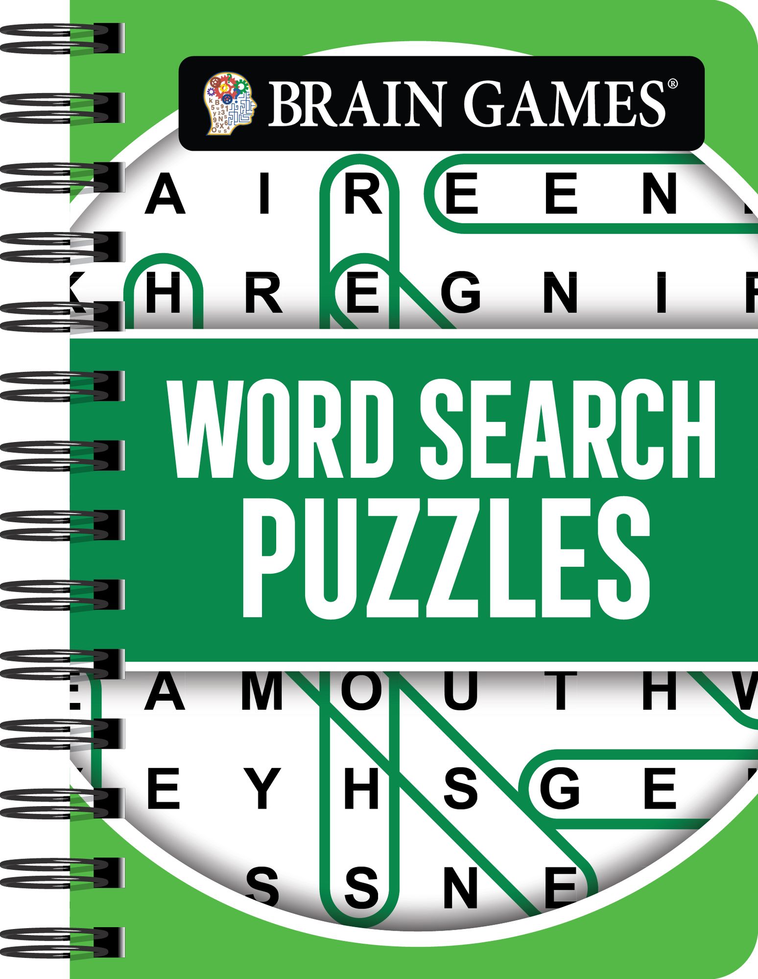 Mini Brain Games Word Search Green