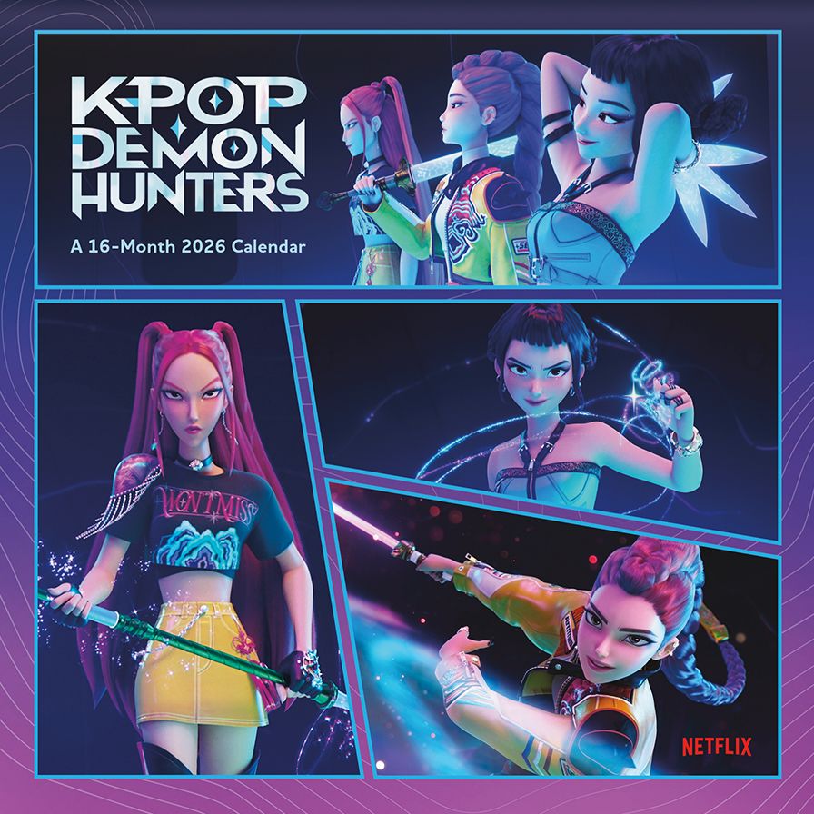 2026 Kpop Demon Hunters Wall Calendar