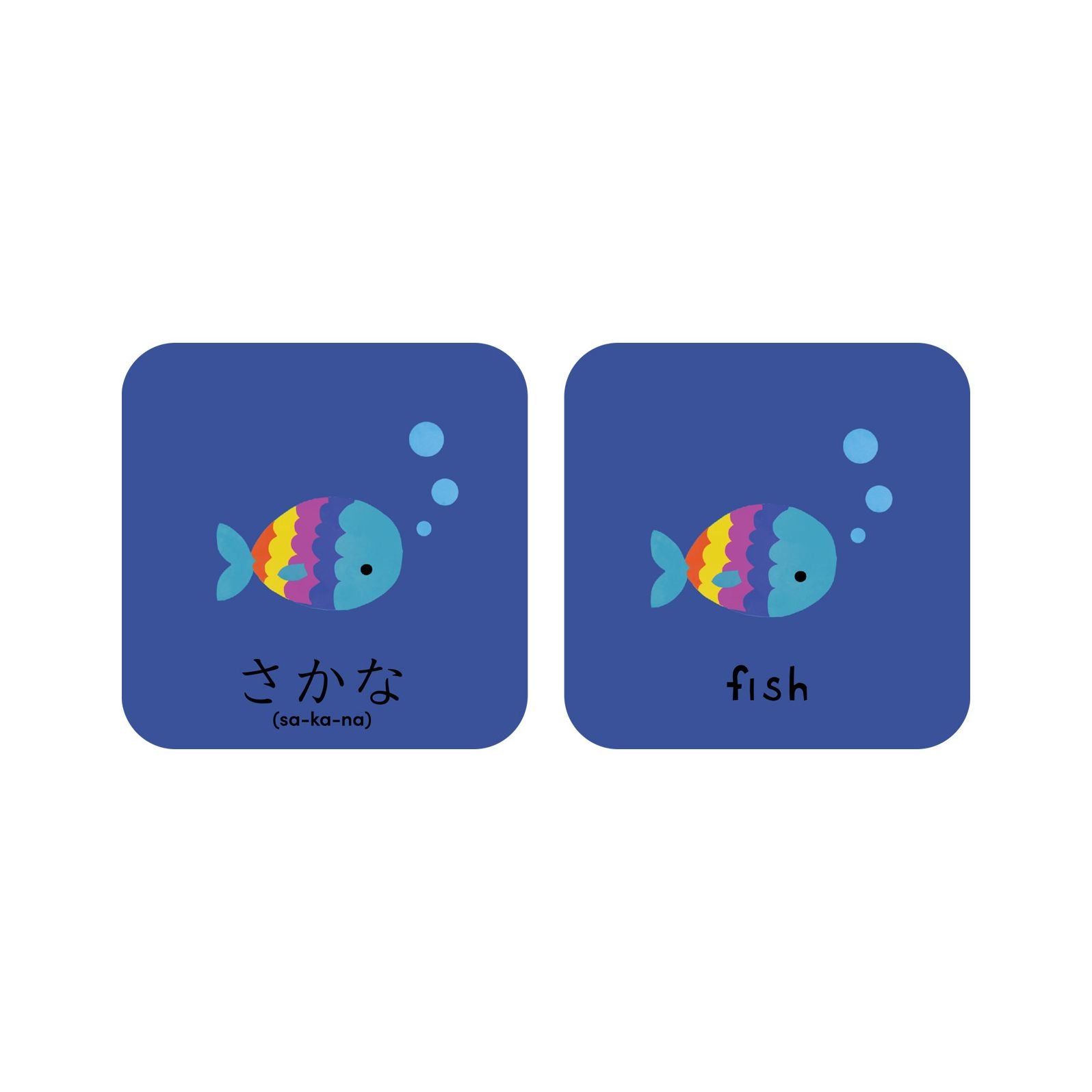 Minilingo Japanese / English Bilingual Flashcards: Bilingual memory game with Japanese & English cards