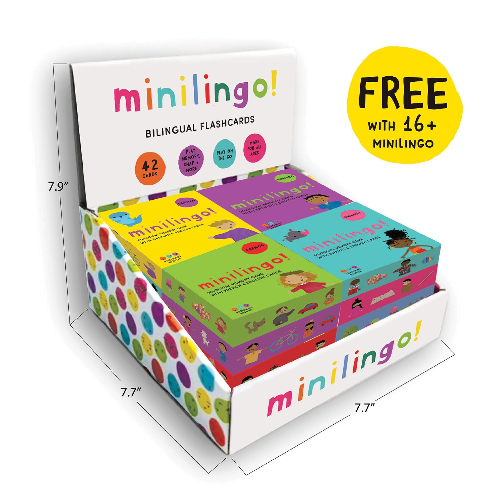 Minilingo Japanese / English Bilingual Flashcards: Bilingual memory game with Japanese & English cards