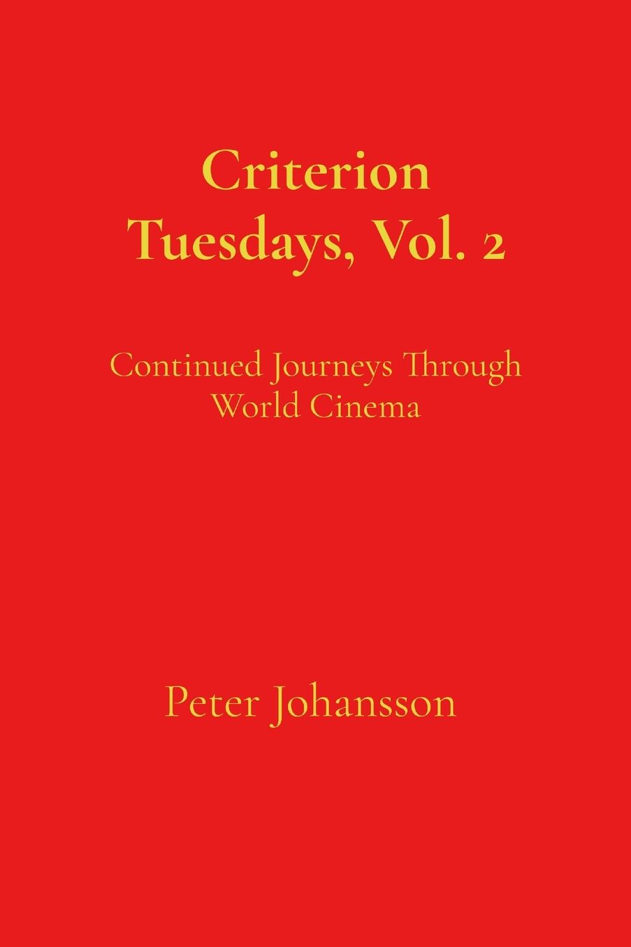 Criterion Tuesdays, Vol. 2
